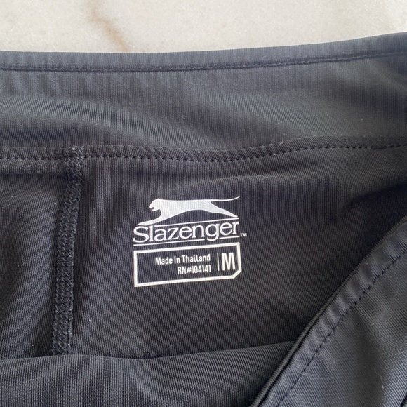 Black casual skirt with black built in shorts. Flounce bottom for added flair - Picture 5 of 5